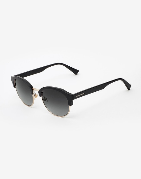 Lentes de sol Hawkers RUBBER BLACK - DARK CLASSIC ROUNDED