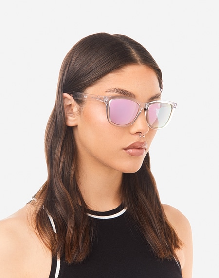 Nos Lunettes de Soleil Hawkers POLARIZED AIR - ROSE GOLD ONE