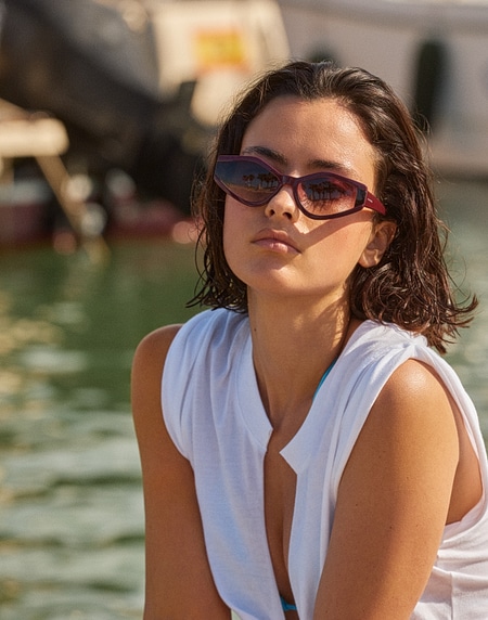 Gafas de sol HAWKERS CANNES - BURGUNDY EARTH ECO