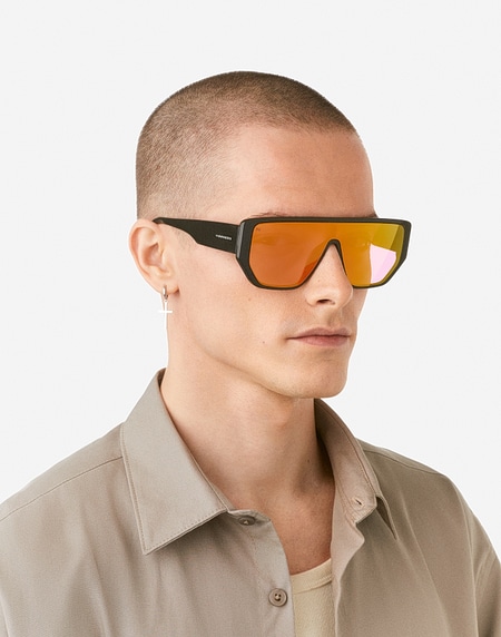 Sunglasses Hawkers METRO - DARK KHAKI FUCSIA ECO