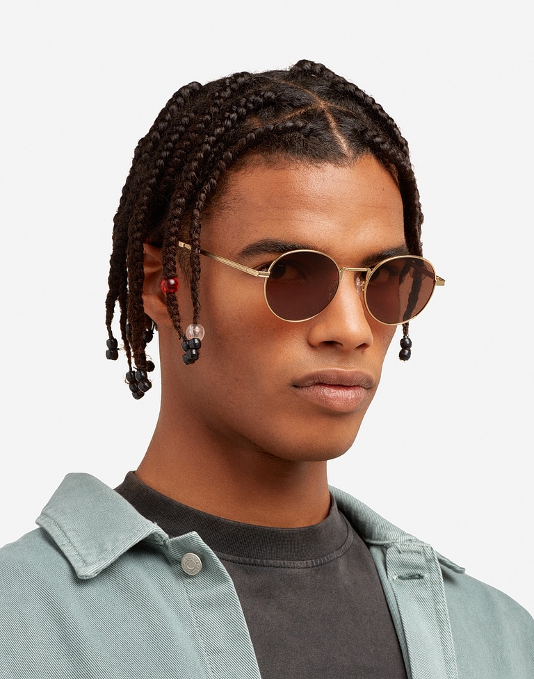 Sunglasses Hawkers MOMA - POLARIZED GOLD HAVANA