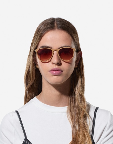 Sunglasses Hawkers OLLIE XS - LIGHT CAMEL TERRACOTA