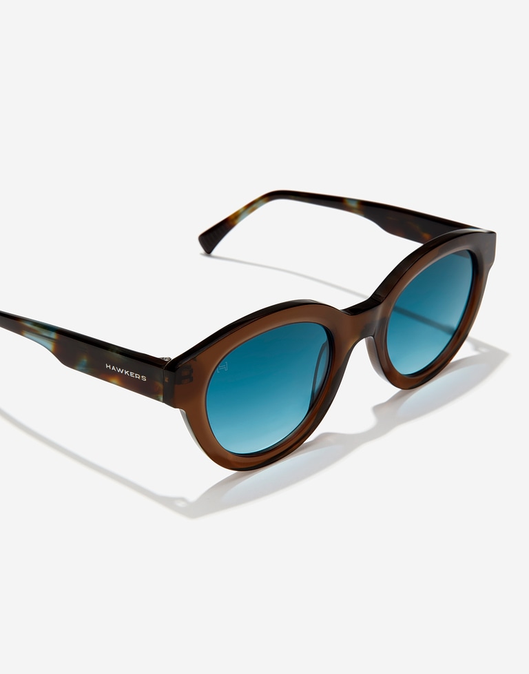 Nos Lunettes de Soleil HAWKERS BORN - BROWN BLUE TO GREEN