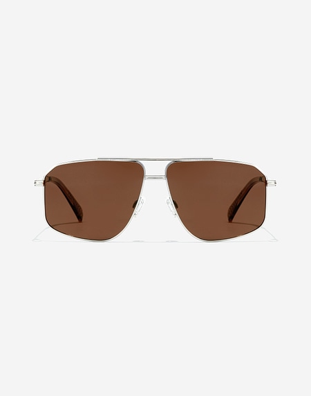 Occhiali da sole Hawkers POKER - POLARIZED SILVER BROWN