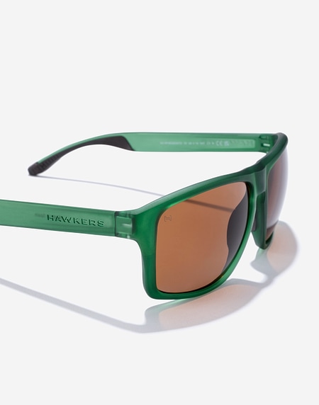 Nos Lunettes de Soleil HAWKERS FASTER SPORT RAW - DARK GREEN CARAMEL