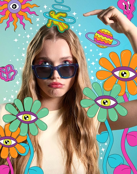 Sunglasses Hawkers HAWKERS X CASETiFY - ONE UPTOWN