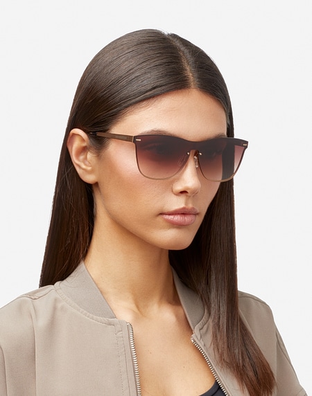 Sunglasses Hawkers GOLD - BROWN GRADIENT ONE VENM METAL