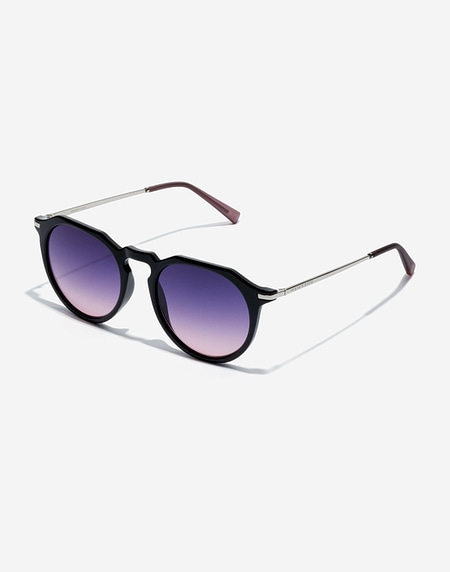 Sunglasses Hawkers WARWICK CROSSWALK - BLACK PINKISH SUNSET