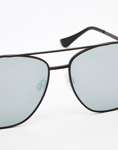 Sunglasses Hawkers BLACK - CHROME FLAT LAX