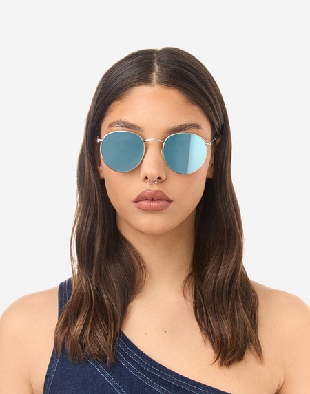 Sunglasses Hawkers MOMA MIDTOWN - POLARIZED SILVER CHROME