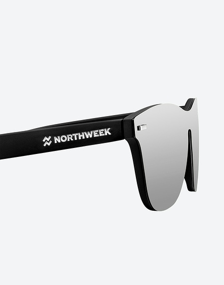 Sunglasses Northweek REGULAR PHANTOM BLACK - SILVER POLARIZED