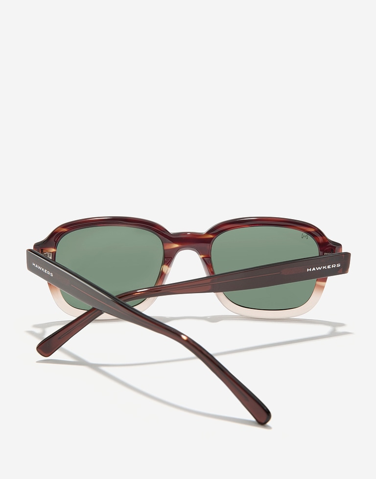 Nos Lunettes de Soleil Hawkers TWIST - BROWN ALLIGATOR
