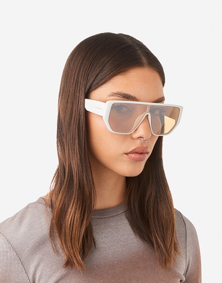 Sunglasses Hawkers METRO - WHITE MUSTARD ECO