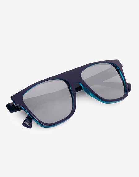 Lentes de sol Hawkers NAVY BLUE - CHROME ONE LS FLAT TOP