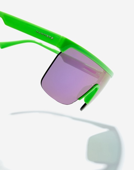 Lentes de sol Hawkers POLAR- DIAMOND NEON EMERALD