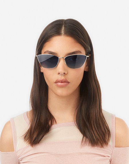 Oculos de sol Hawkers FRESH - SILVER BLUE TO GREEN