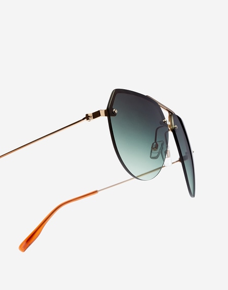 Sunglasses Hawkers COOPER - GOLD GREEN FOREST