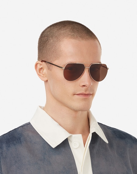 Sunglasses Hawkers SHADOW - POLARIZED KARAT BROWN
