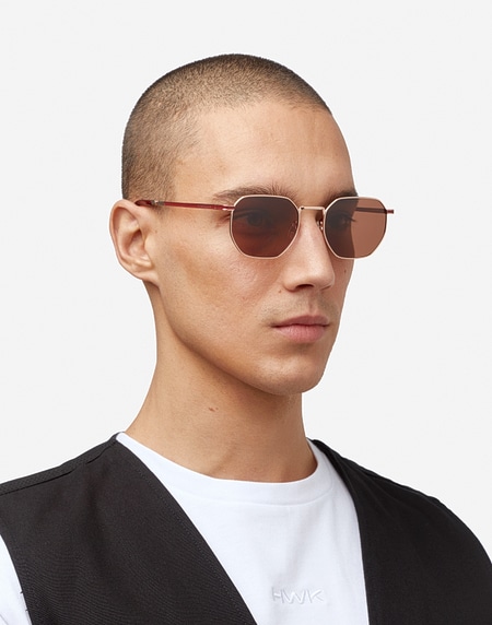Nos Lunettes de Soleil Hawkers SIXGON - POLARIZED BROWN