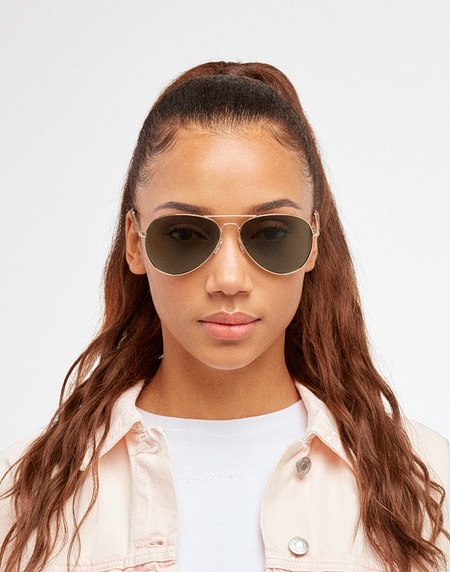 HAWK - POLARIZED GOLD GREEN | Hawkers USA