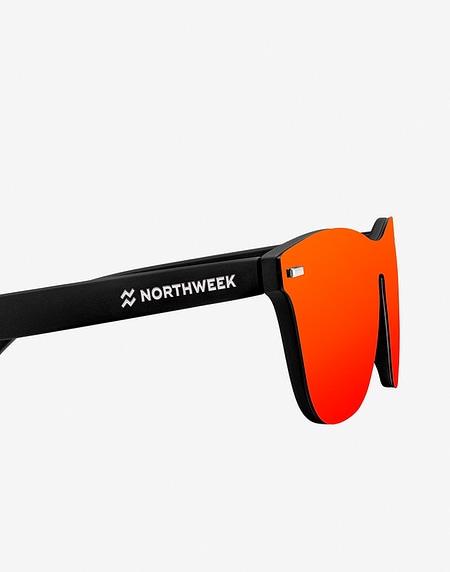 Sunglasses Northweek REGULAR PHANTOM BLACK - RED POLARIZED