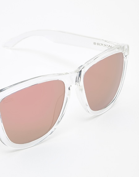 Nos Lunettes de Soleil Hawkers POLARIZED AIR - ROSE GOLD ONE