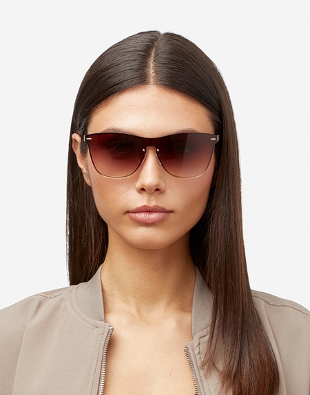Sunglasses Hawkers GOLD - BROWN GRADIENT ONE VENM METAL