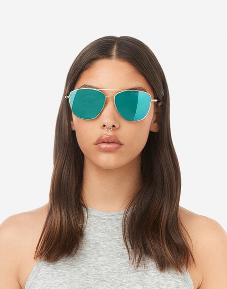 Nos Lunettes de Soleil Hawkers LAX - POLARIZED KARAT CLEAR BLUE