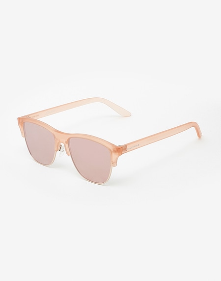 Sunglasses Hawkers FROZEN NUDE - ROSE GOLD CLASSIC FLAT