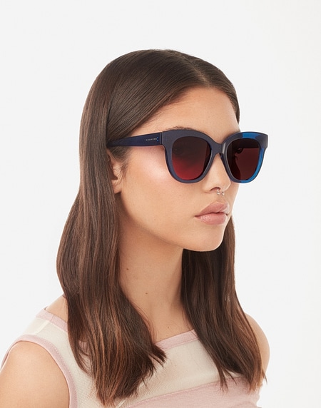 Sunglasses Hawkers NAVY WINE AUDREY