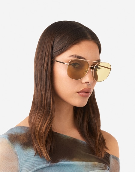 Sunglasses Hawkers SWAG - LIGHT GOLD MATCHA