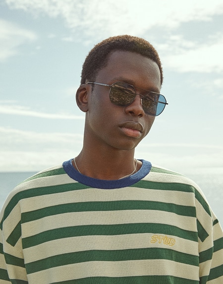 Sonnenbrille HAWKERS STRIDE - GUN METAL DARK BLUE