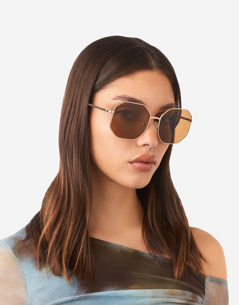 Occhiali da sole Hawkers LUMINA - ROSE GOLD EARTH