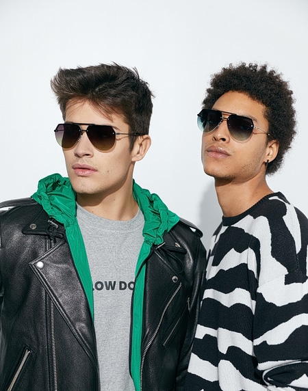 Sunglasses Hawkers COOPER - GOLD GREEN FOREST