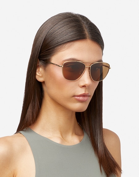 Oculos de sol Hawkers LAX - POLARIZED GOLD OLIVE