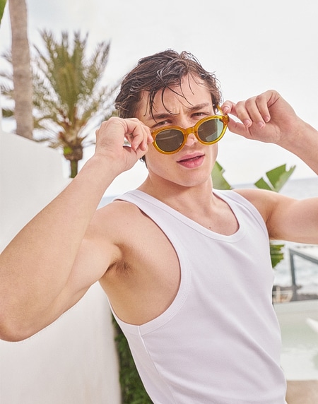 Sunglasses HAWKERS BORN - POLARIZED YELLOW ALLIGATOR