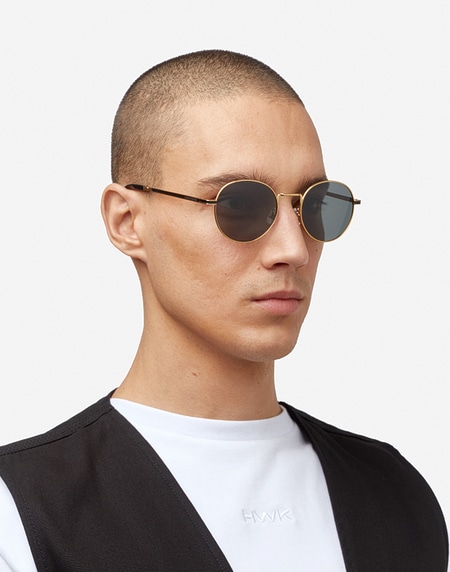 Gafas de sol Hawkers MOMA - POLARIZED GOLD BLACK