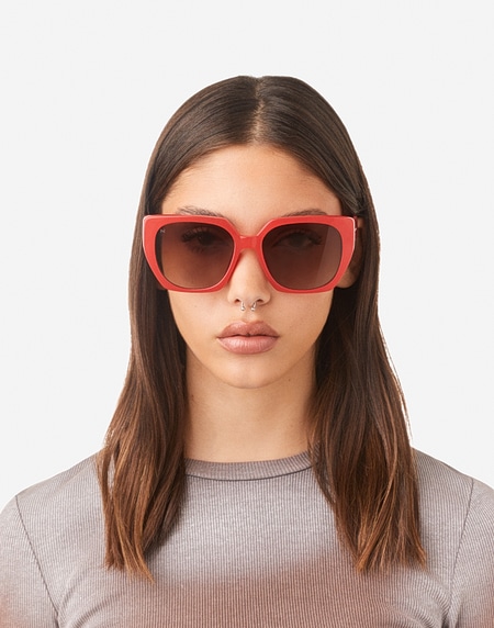 Sunglasses Hawkers BOUJEE - CORAL PEANUT BUTTER ECO