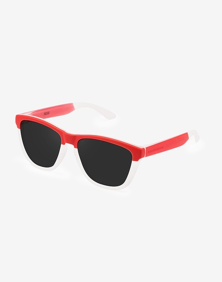 Sunglasses Hawkers RED FROZEN WHITE - DARK ONE S STRONG