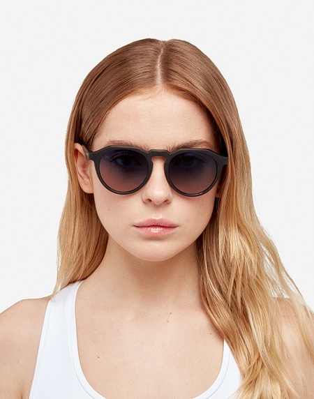 Lentes de sol Hawkers WARWICK RAW - BLACK BLUE TO PEACH