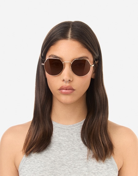 Sunglasses Hawkers AURA - POLARIZED GOLD BROWN