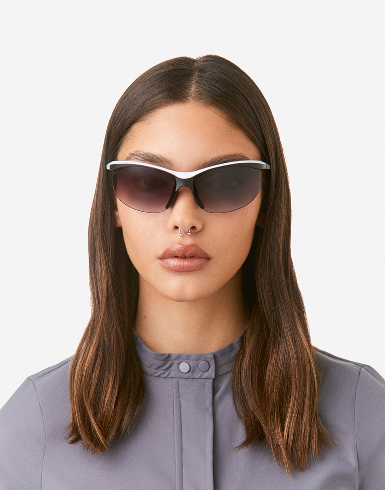 Sunglasses Hawkers RADIANTE - WHITE BLACK IRON