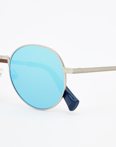 Sunglasses Hawkers SILVER - CLEAR BLUE MOMA