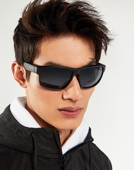 Sunglasses Hawkers FASTER - BLACK DARK