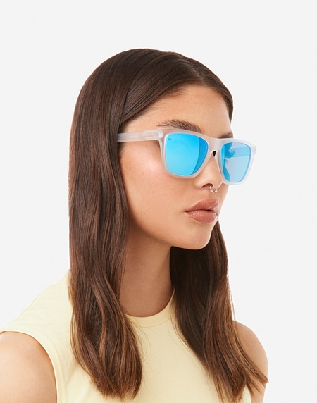 Sunglasses Hawkers ONE LS RAW - POLARIZED AIR MATTE BLUE