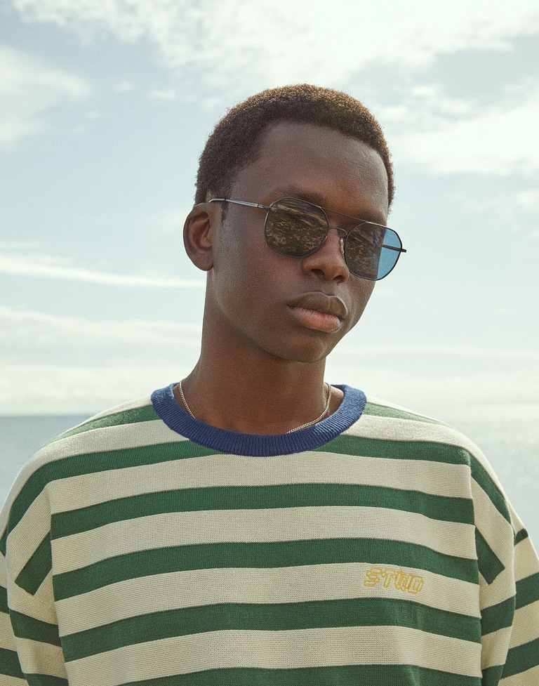 Sunglasses HAWKERS STRIDE - GUN METAL DARK BLUE