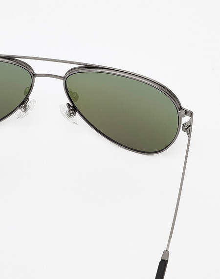 Sunglasses Hawkers GUN METAL - EMERALD LACMA