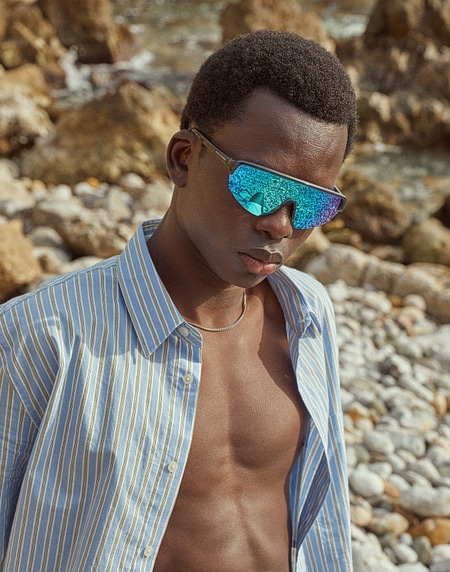 Sunglasses HAWKERS APEX - SMOKE CLEAR BLUE