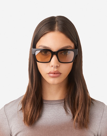 Oculos de sol Hawkers MATE - BLACK MUSTARD ECO