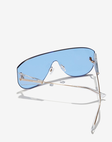 Sunglasses Hawkers GOLD LIGHT BLUE FAINT